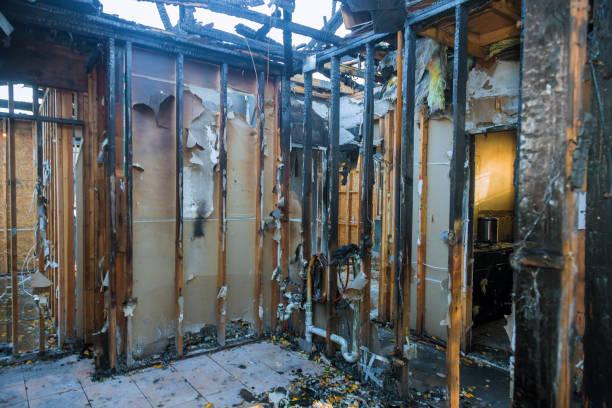Professional Emergency Fire Cleanup technician working in Manhasset, NY
